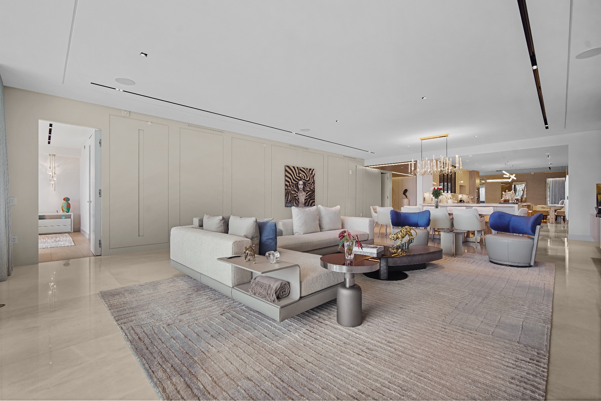 Boca Beach Residences living room