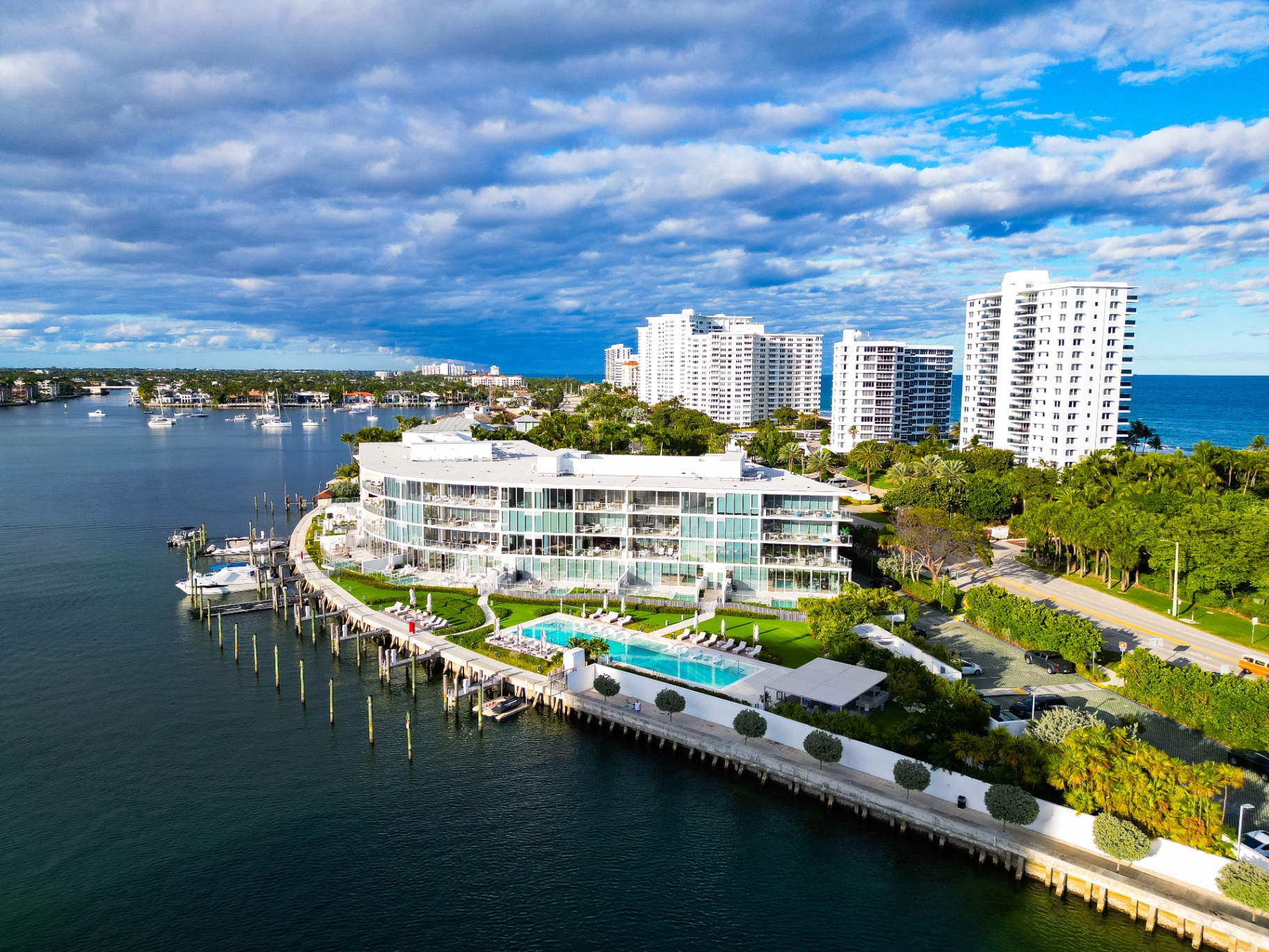 Boca Beach Residences waterfront exterior